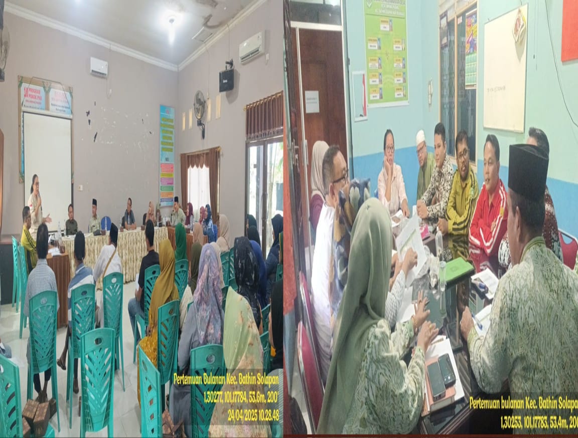 Pertemuan Bulanan Penyuluh  Sekecamatan Bathin Solapan