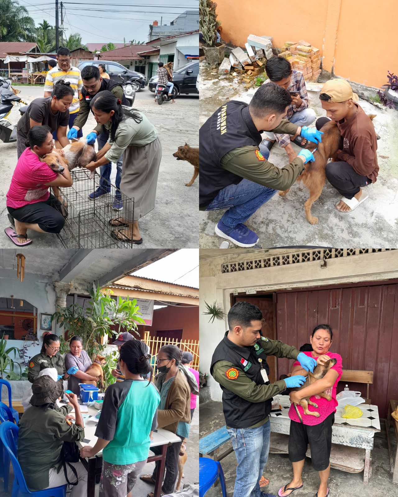 PERINGATI HARI RABIES SEDUNIA, PUSKESWAN MANDAU GELAR KEGIATAN VAKSINASI GRATIS