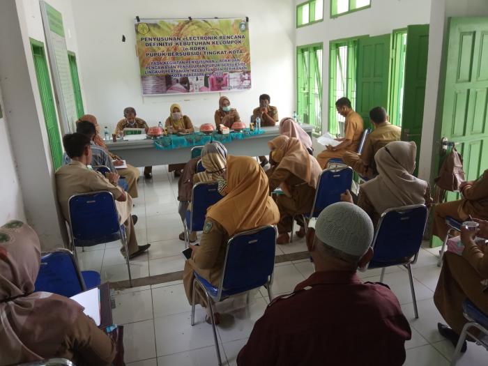 Penyusunan e-rdkk pupuk bersubsidi tingkat kota parepare Tahun 2020