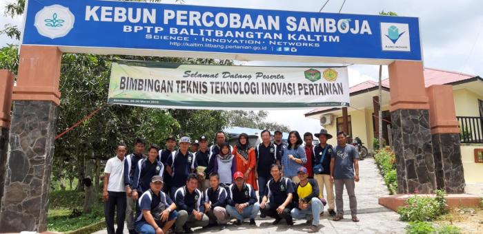 bimtek SAMBOJA sebagai wahana edukasi dan show window inovasi teknologi pertanian 