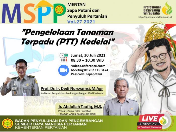 KEMENTAN TERUS MENGAWAL IMPLEMENTASI BUDIDAYA KEDELAI UNTUK MENINGKATKAN DAYA SAING PASAR