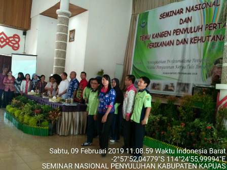 seminar Nasional penyuluhan dan temu kangen penyuluh pertanian, perikanan dan kehutanan Provinsi Kalteng