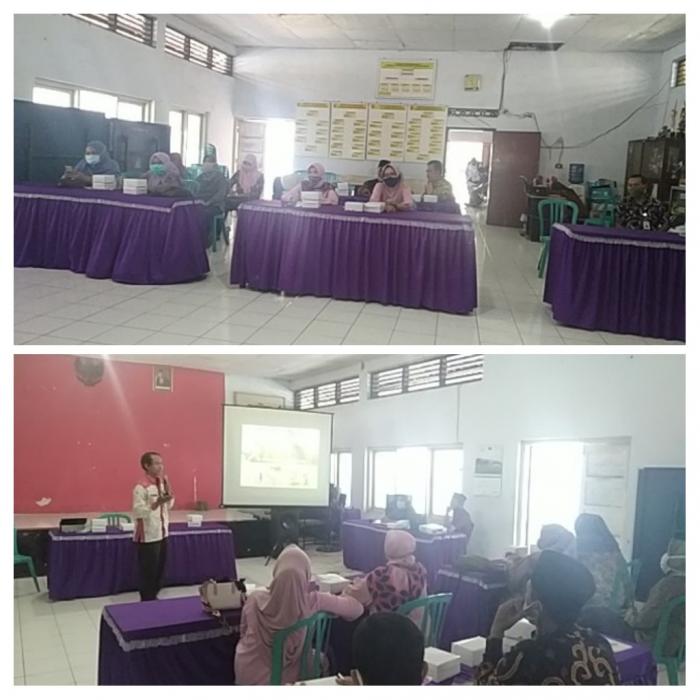 Menyampaikan Materi Beternak Kambing di Kampung KB