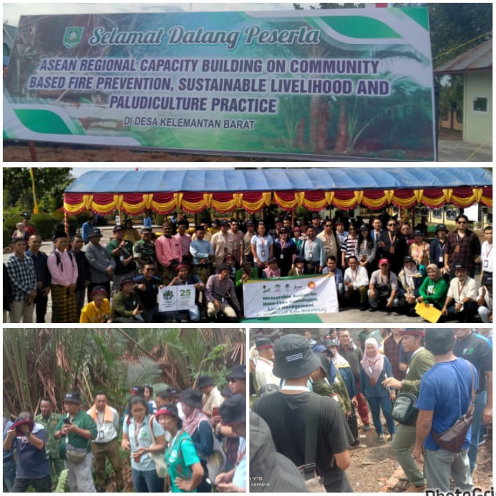 Kunjungan Kerja Anggota Negara ASEAN, ke Desa Kelemantan Barat dan Ketam Putih Kecamatan Bengkalis Kabupaten Bengkalis