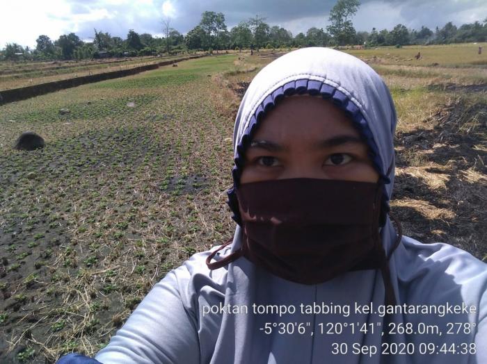Kunjungan ke Pertanaman Kacang Tanah Poktan Tompo Tabbing Kel.Gantarangkeke Kab.Bantaeng