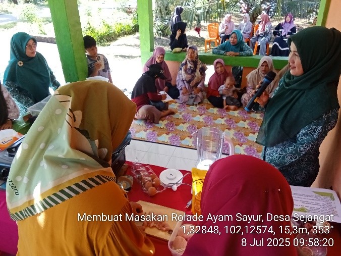 Pengolahan Rolade Ayam Sayur