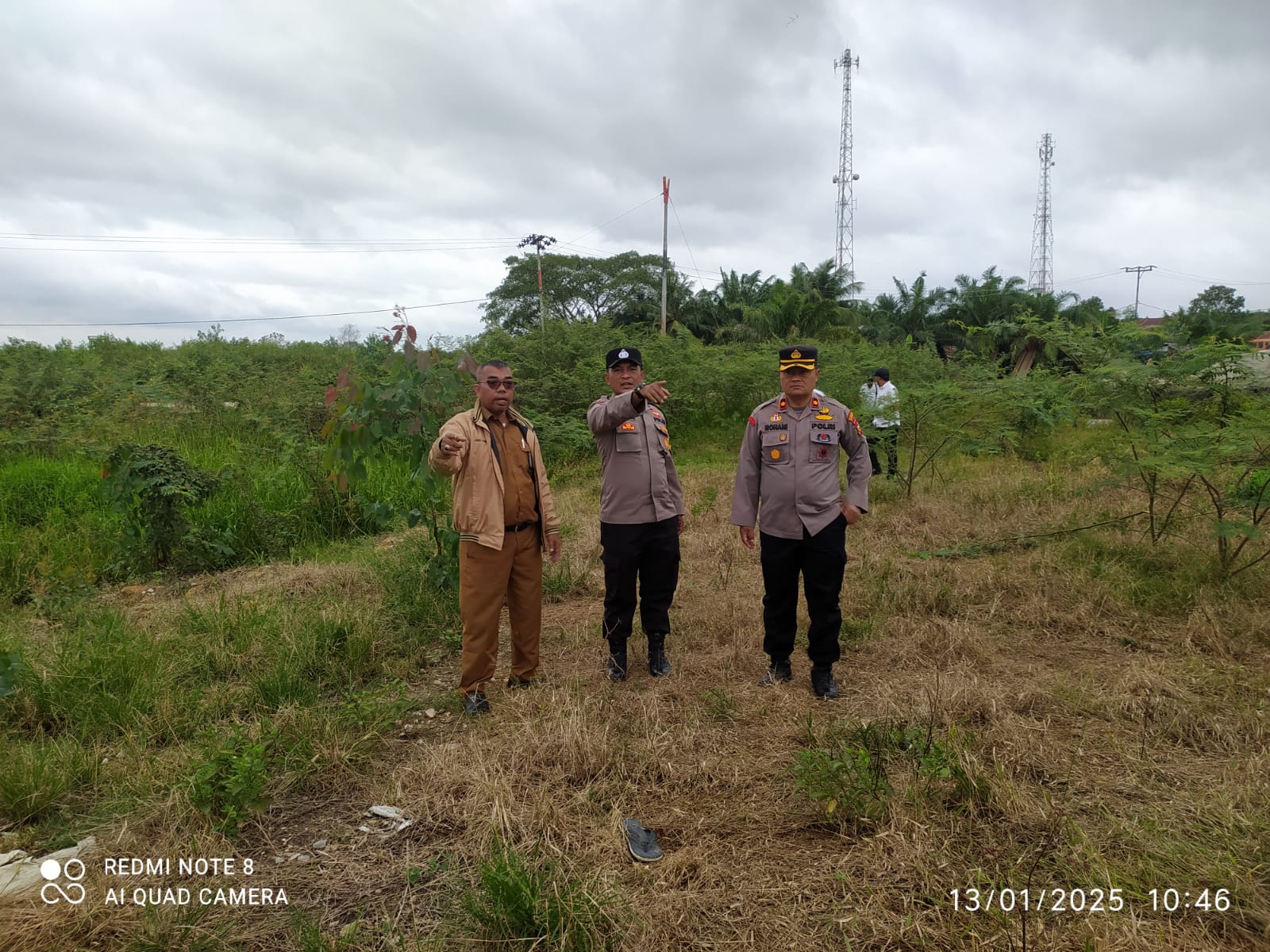 Survei Calon Lahan Budidaya Jagung Polsek