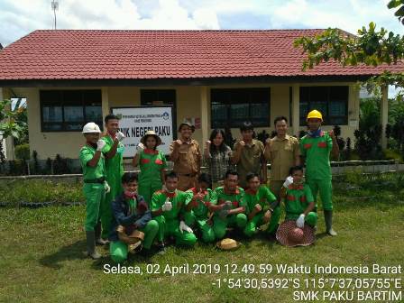 Ujian Kompetensi Kejuruan(UKK)  SMK PERTANIAN PAKU BARTIM KALTENG bersama dinas pertanian BARTIM