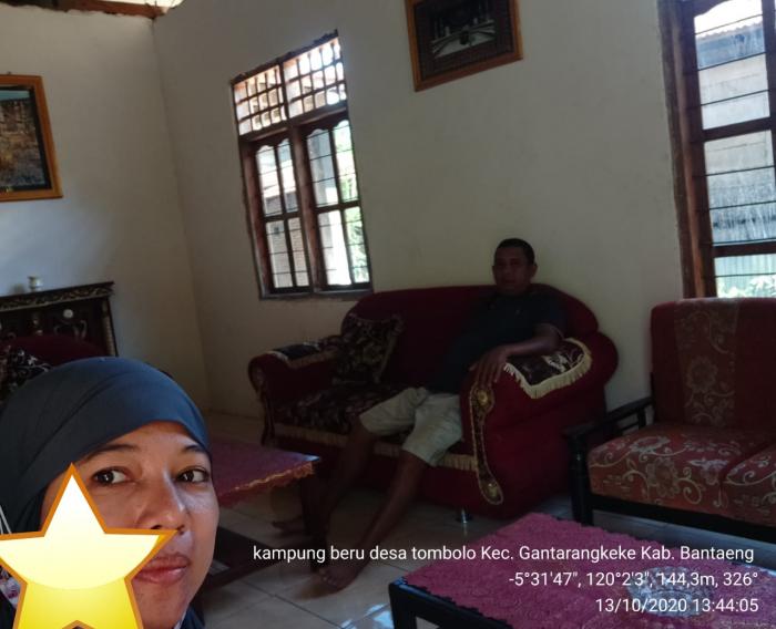 Pendampingan penyaluran paket bantuan POC pada KT Kampung Beru di sekretariat KT Desa Tombolo Kab. Bantaeng