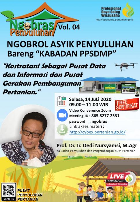 Ngobras (Ngobrol Asyik) bareng Kepala Badan Penyuluhan dan pengembangan SDM Pertanian Vol. 4