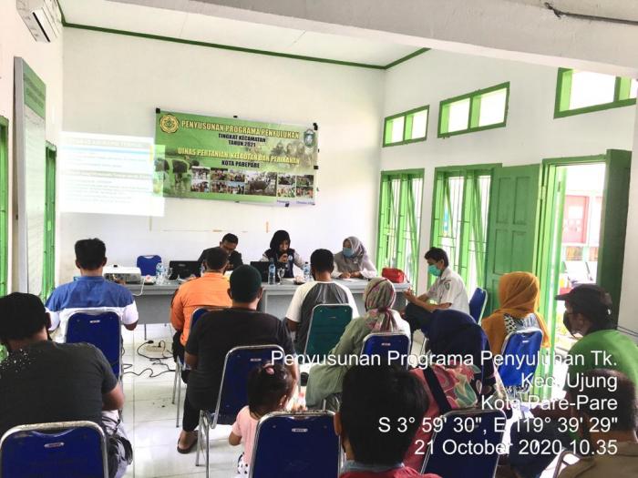 Penyusunan Programa Penyuluhan Pertanian BPP Ujung Kota Parepare Tahun 2021