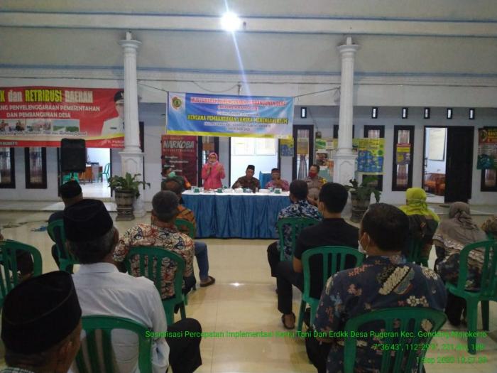 Penyuluh Pertanian Lapang (ppl) Sosialisasikan  Manfaat Kartu Tani Pada Kelompok Tani  Di Kecamatan Gondang 