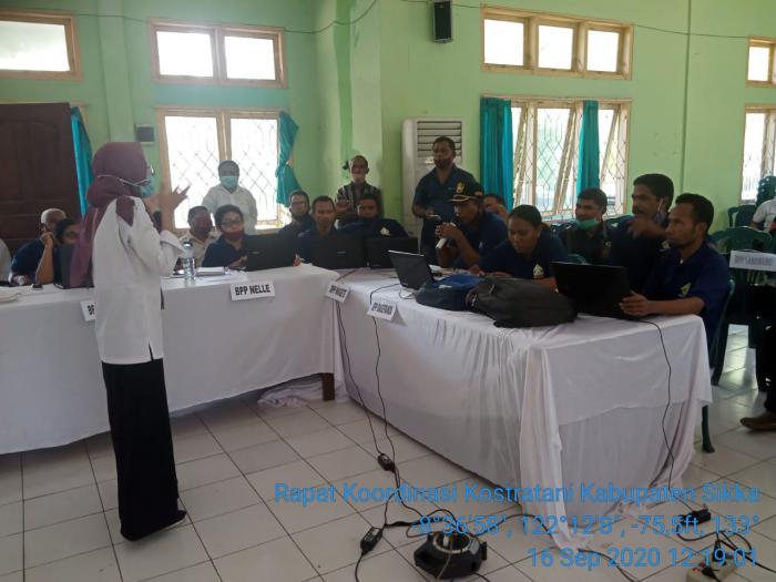 44 Orang Penyuluh/petugas Admin Kecamatan Se Kabupaten Sikka Mengikuti Bimtek It