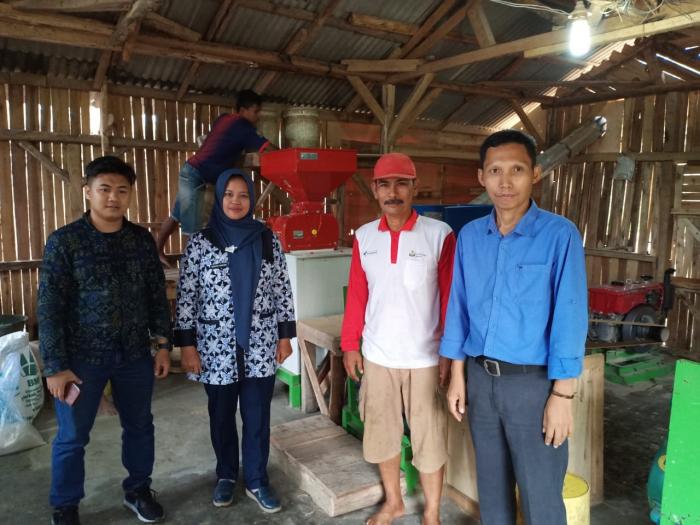 Monitoring Bantuan Rice Milling Unit (RMU) di Kecamatan Gunung Kencana dan Wanasalam bersama Tim Kemendes, PDT dan Transmigrasi