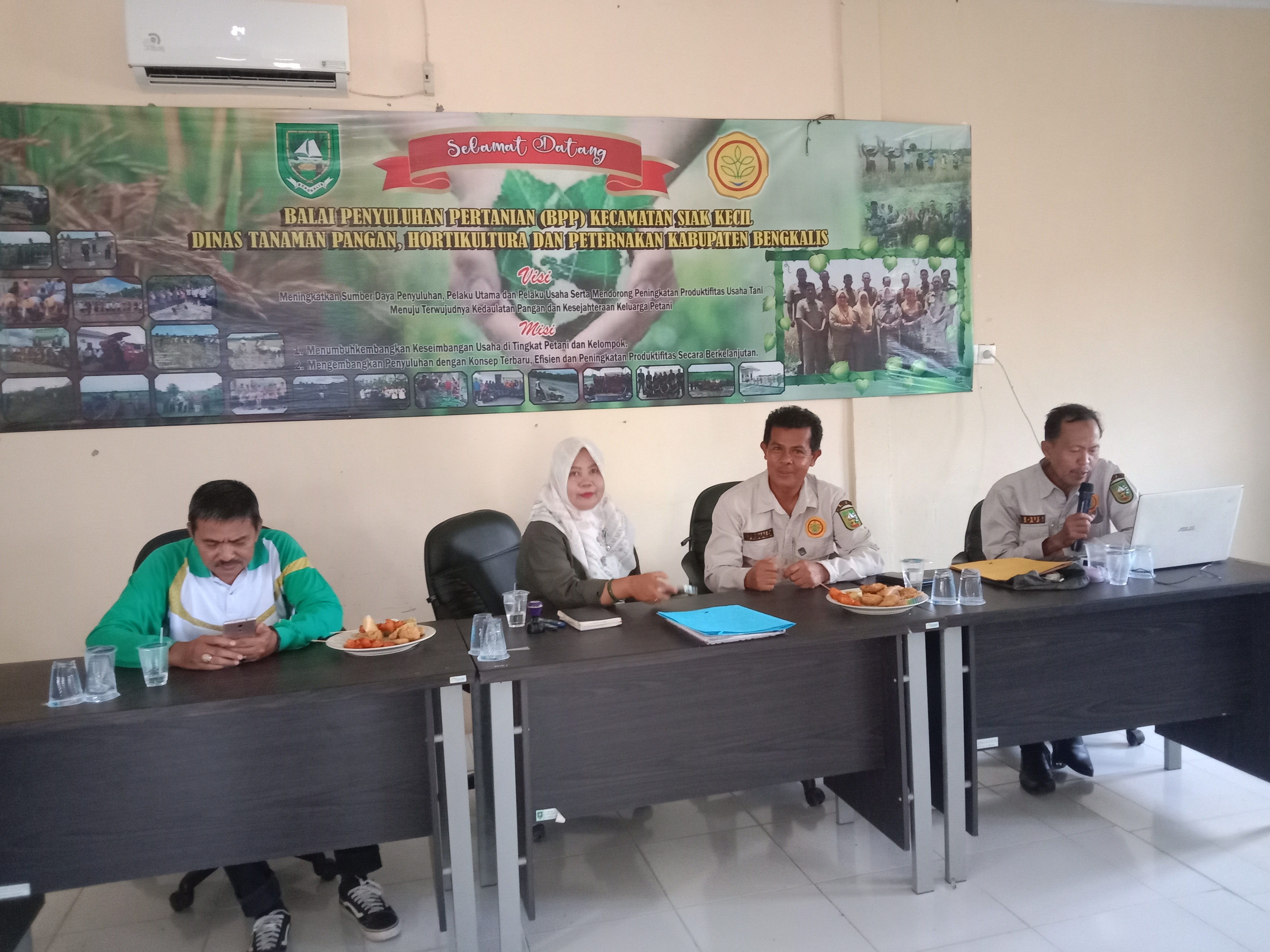 Pertemuan Bulanan Di Upt. Bpp Kecamtana Siak Kecil