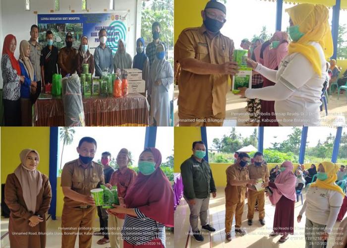 Kabupaten Bone Bolango Melakukan Penyaluran Bantuan Sarana Produksi Pertanian Kepada Kelompok Tani Penerima Program  READSI Tahun 2020