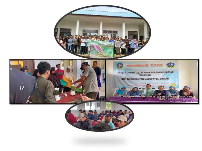 Penerapan Sekolah Lapang Tematik Genta Organik Masyarakat Teluk Bintan