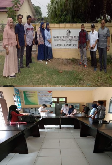KUNJUNGAN TIM BIDANG PROGRAM BPPSDMP KEMENTRIAN PERTANIAN KE BPP ARON KABUPATEN ACEH UTARA