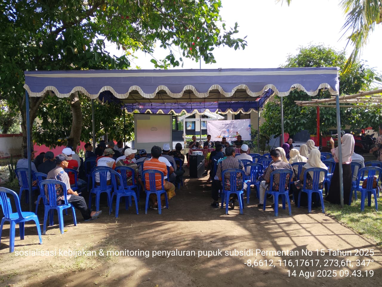 Sosialisasi Permentan No. 15 Tahun 2025: Perkuat Tata Kelola Penyaluran Pupuk Bersubsidi Di Kecamatan Kuripan