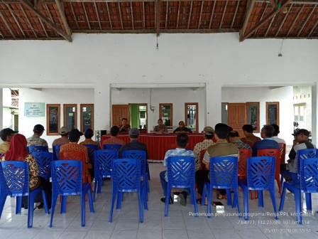 SOSIALISASI PENYUSUNAN PROGRAMA DESA TAHUN 2021 DI BALAI DESA KEDUNG TURI KEC. GUDO