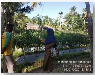 Kegiatan Monitoring Di WKBPP Kecamatan Banda Baro