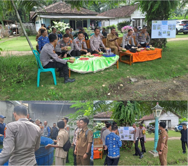 Penilaian Pekarangan Pangan Bergizi : Kolaborasi Penyuluh Pertanian Dan Polsek Bunga Mayang
