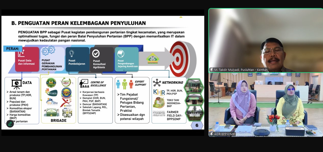 Tingkatkan Kapasitas Penyuluh Pertanian, Pusluhtan Lakukan Penguatan Peran dan Fungsi Penyuluh