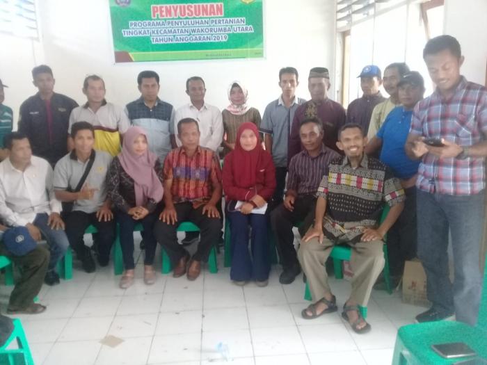 PENYUSUNAN PRAGRAMA PENYULUHAN PERTANIAN TINGKAT KECAMATAN WAKORUMBA UTARA TAHUN ANGGARAN 2019