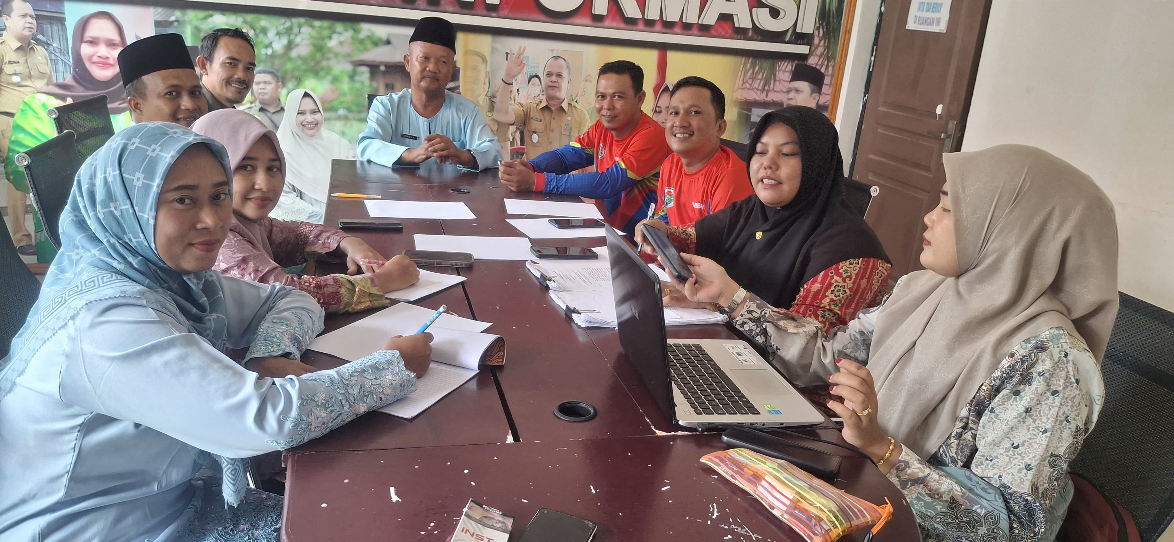 RAPAT KOORDINASI KEGIATAN KETAHAN PANGAN DANA DESA KECAMATAN RUPAT UTARA TAHUN 2025