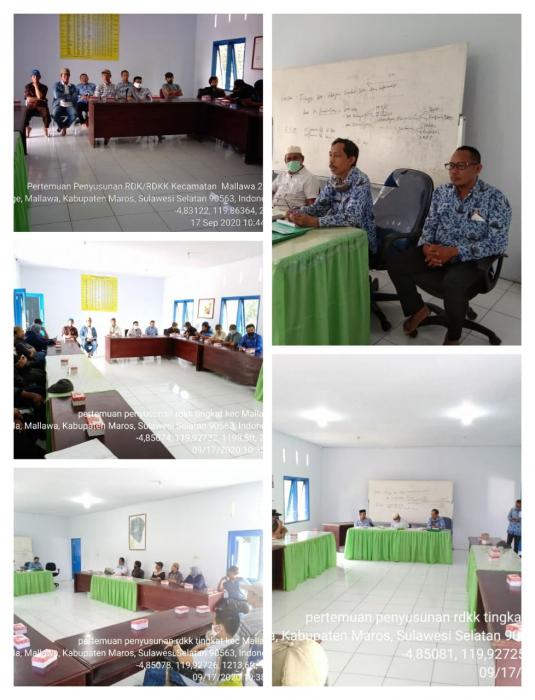 PENYUSUNAN RDK/RDKK TINGKAT KECAMATAN SE - KABUPATEN MAROS