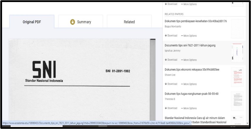 SNI PAKAN ITITK PEDAGING