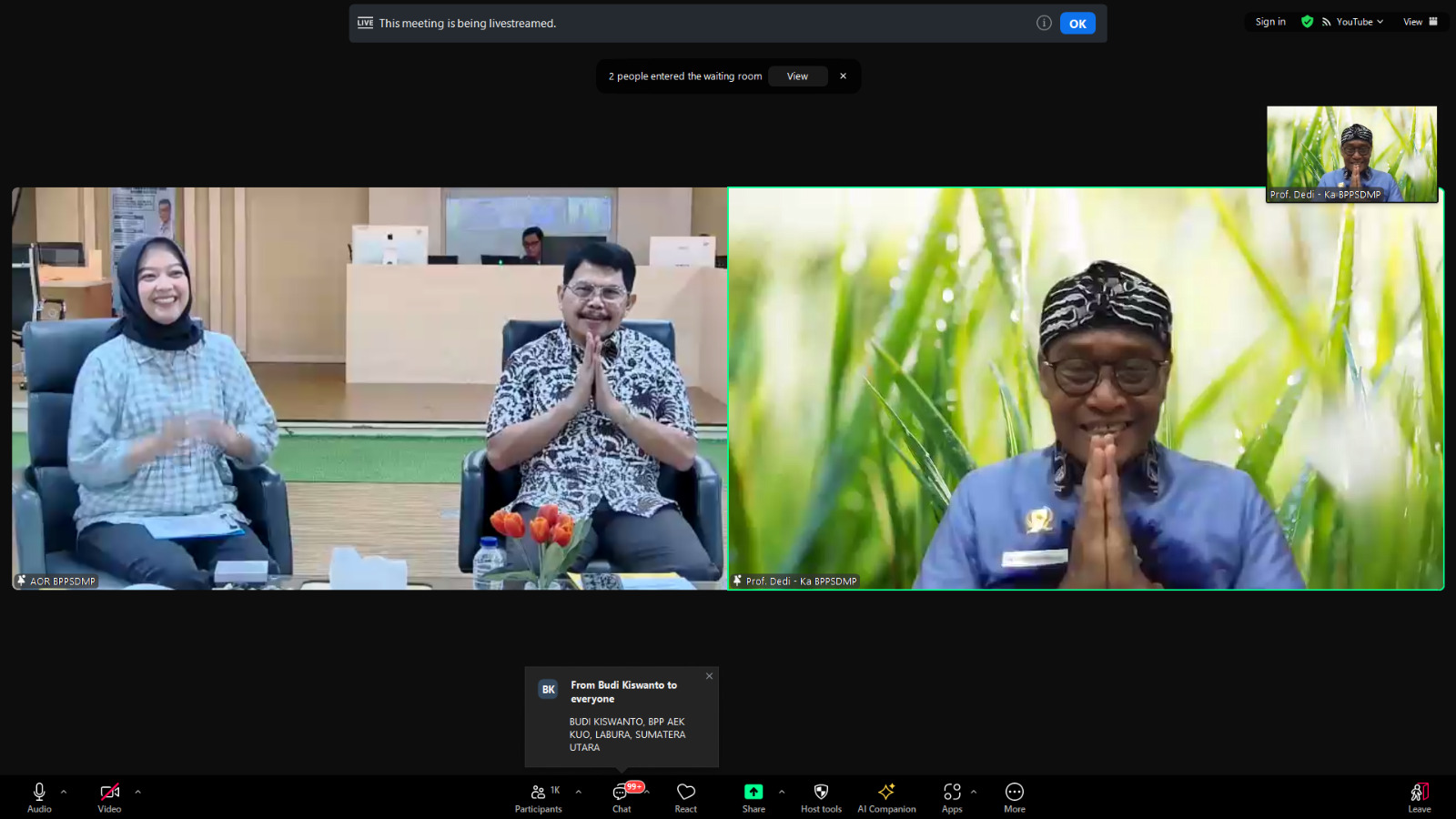  Di MSPP, Sosialisasikan Teknik Pengairan dan Irigasi berkelanjutan Padi dan Jagung