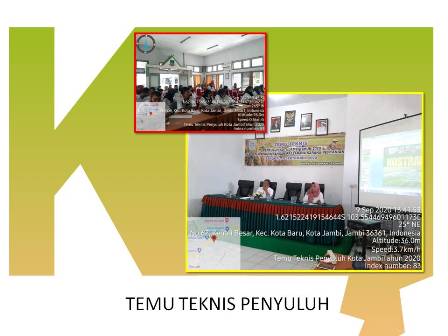 TEMU TEKNIS PENYULUH KOTA JAMBI