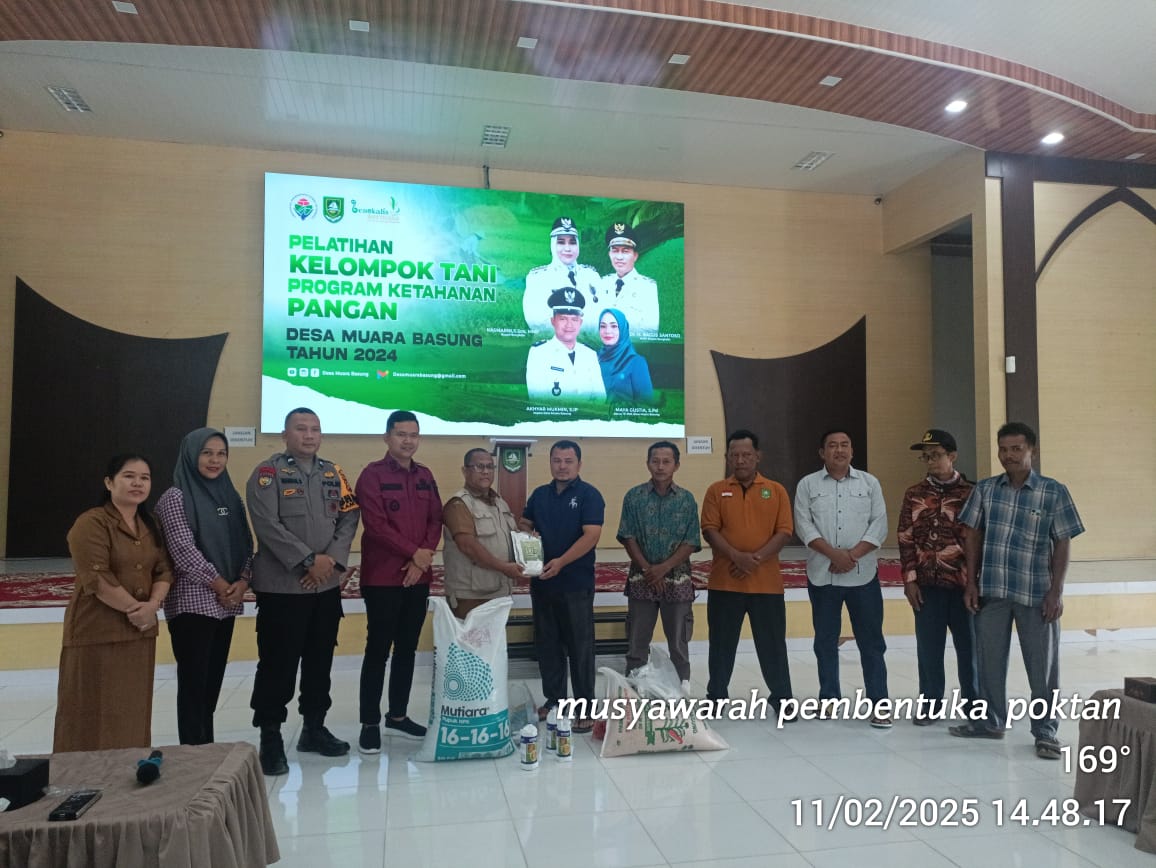 PELATIHAN KELOMPOK TANI PROGRAM KETAHANAN PANGAN DESA MUARA BASUNG