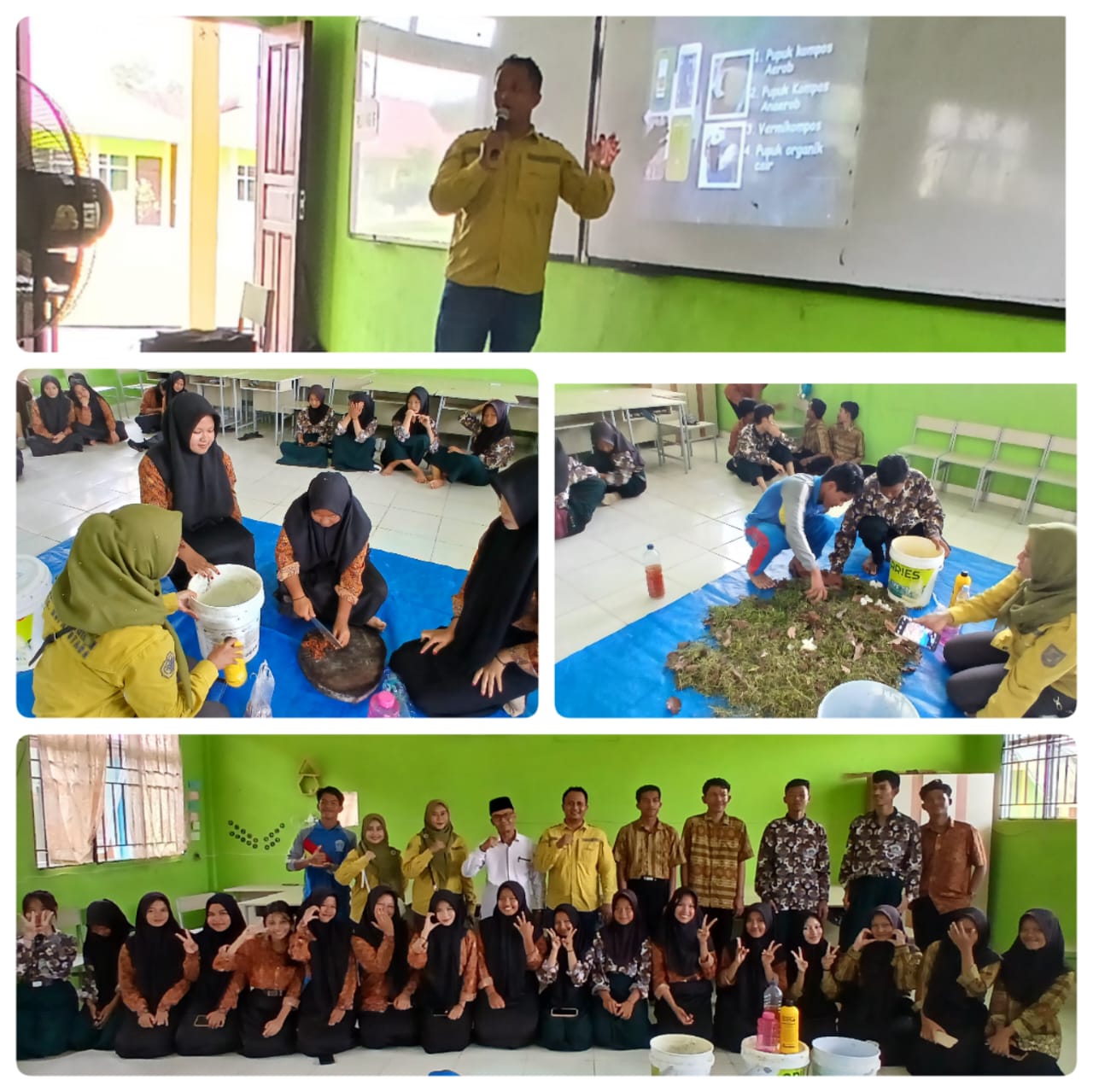 Workshop Pemanfaatan Sampah Organik di SMA Negeri 1 Rupat Utara 