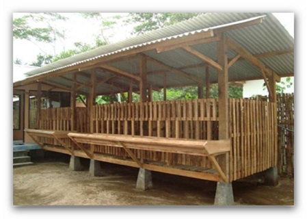 Kandang Ternak Kambing  PE yang baik