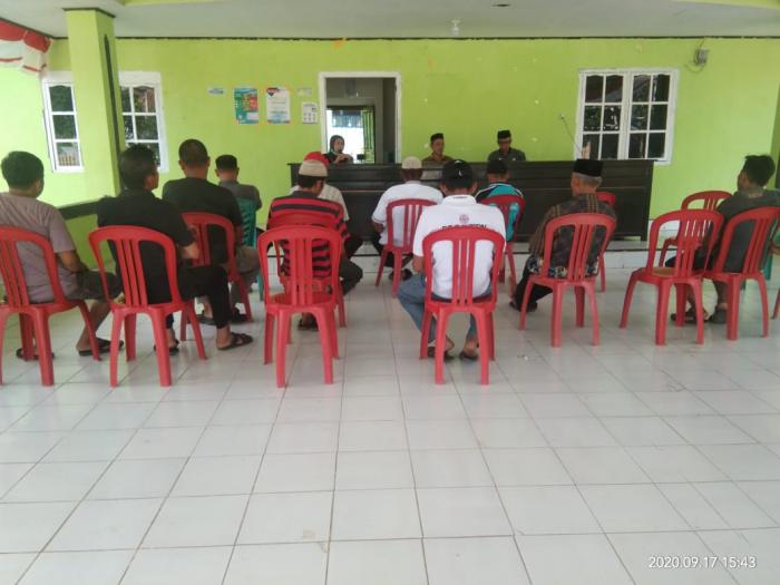 Kegiatan Pertemuan Pembentukan P3A di Kantor Desa Bajiminasa Kec.Gantarangkeke Kab.Bantaeng