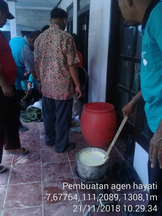Pembuatan  Fungisida Alami ( Bubur California )