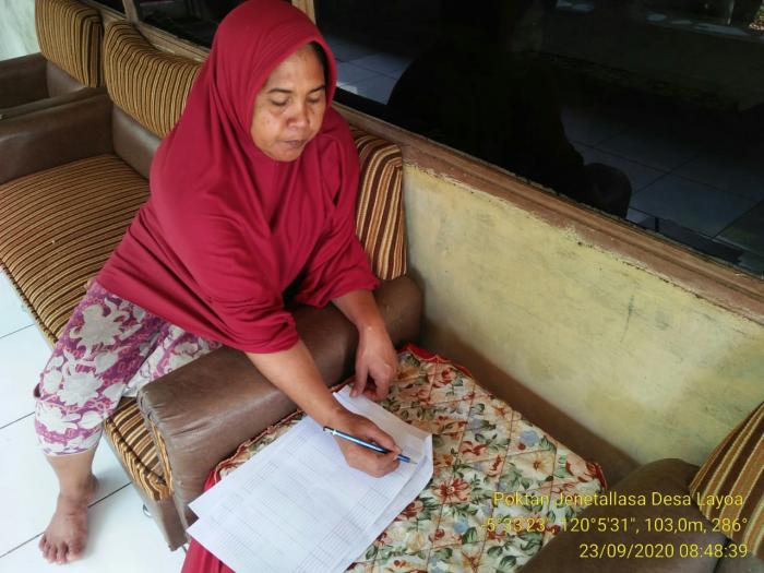 Kunjungan  Ke Sekertariat Poktan Jenetallasa Desa Layoa Kec. Gantarangkeke Kab. Bantaeng