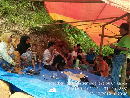 Penerapan sistem tanam Jarwo Melalui Kegiatan SL Poktan semoga jaya