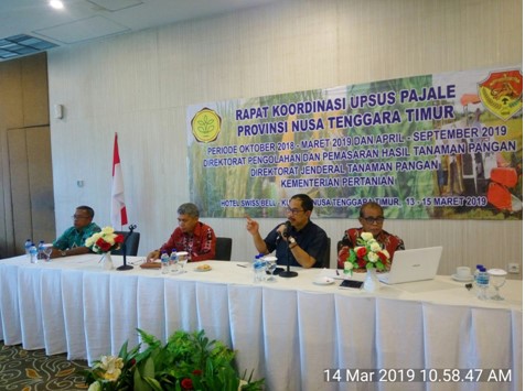 RAPAT KOORDINASI UPSUS PAJALE PROVINSI NUSA TENGGARA TIMUR