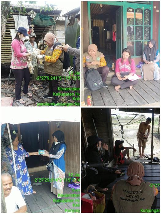 Petugas Lapangan Sigap Tindak Lanjuti Laporan Serangan Penyakit Dari Kelompok Ternak Di Kecamatan Sungai Pandan