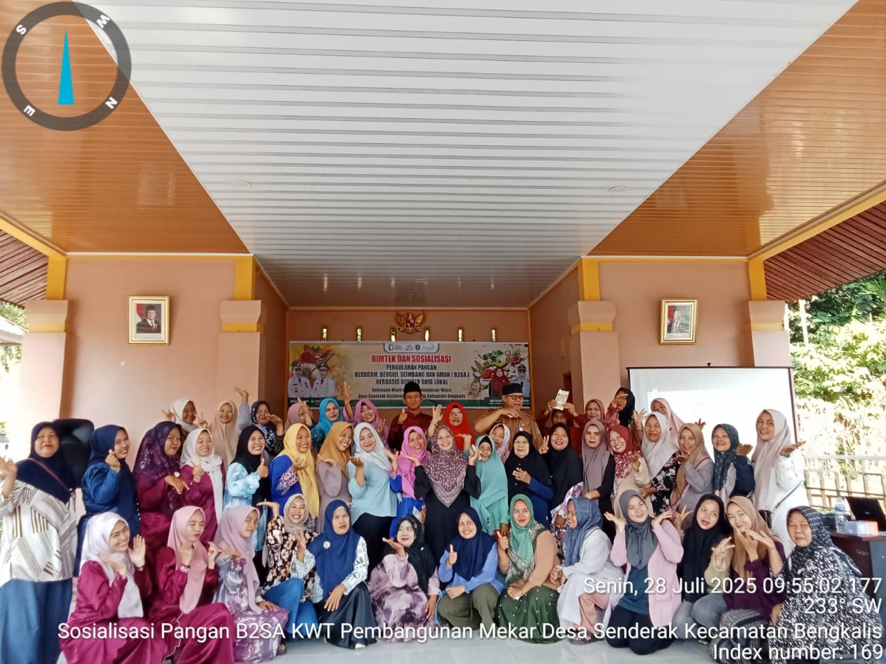 KWT Pembangunan Mekar Selenggarakan Sosialisasi Pangan B2SA di Desa Senderak