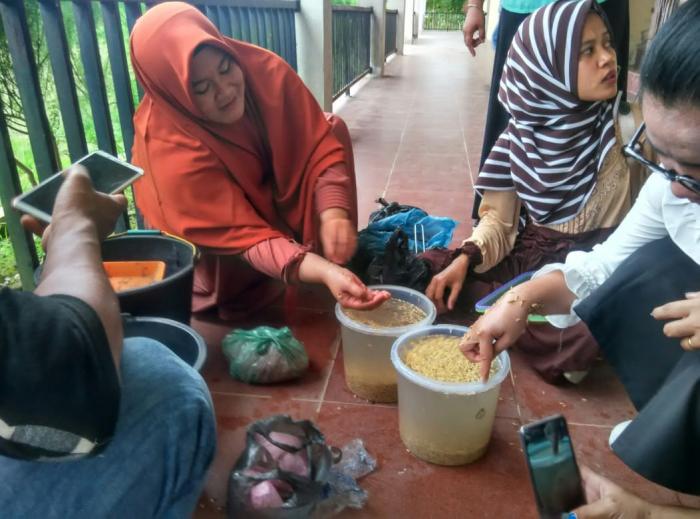 SELEKSI BENIH PADI MENGGUNAKAN INDIKATOR TELUR GARAM