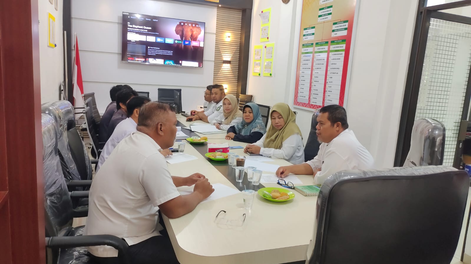 RAPAT KOORDINASI PENYULUH KECAMATAN BENGKALIS DENGAN DINAS PERKEBUNAN KABUPATEN BENGKALIS