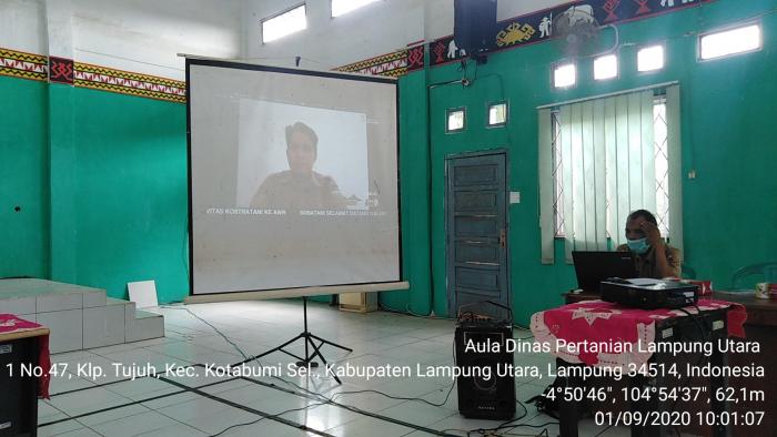 Nobar Live Streaming Ngobras Volume 6 admin BPP kecamatan se-Kabupaten Lampung Utara 