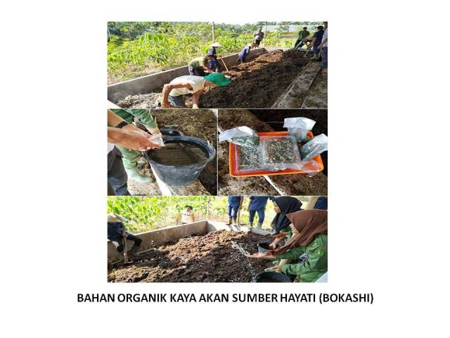 PEMBUATAN PUPUK ORGANIK DENGAN MEMANFAATKAN LIMBAH PERTANIAN DAN LIMBAH RUMAH TANGGA