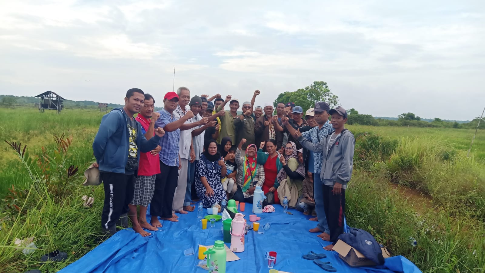 Doa Bersama Tanda Dimulainya Semai Padi Desa Sukajadi