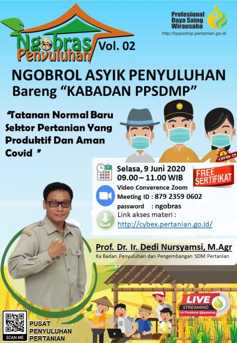 Ngobras (Ngobrol Asyik) bareng Kepala Badan Penyuluhan dan pengembangan SDM Pertanian Vol. 2