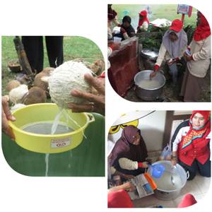 NATA DE COCO DARI LIMBAH AIR KELAPA (SISA PEMBUATAN KOPRA)